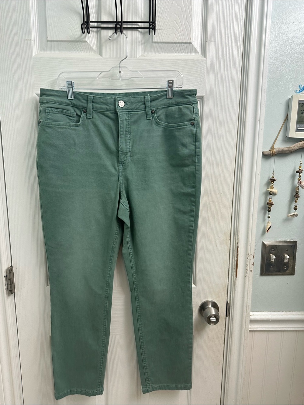 Lauren Conrad Women's Green Stretch skinny Jeans